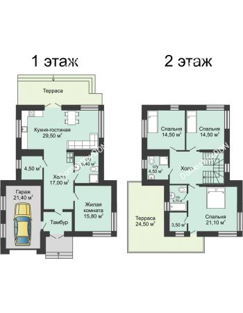 Вилла 1-го типа 180,5 м²